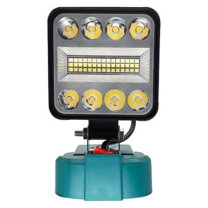 PATUOPRO 전기 무선 LED 작업등, 마키타 18V 배터리용 휴대용 야외 스포트라이트, 배터리 없음, 180 ° 조정