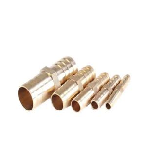 황동 스트레이트 호스 파이프 피팅 동등한 바브 4mm 5mm 6mm 8mm 10mm 12mm 16mm 19mm 25mm 가스 구리 가시 커플러 커넥터 어댑터