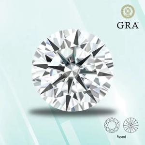 Moissanite 스톤 라운드 컷 D 컬러 VVS1 0.1ct-12ct DIY 목걸이 귀걸이 주요 재료 GRA 인증서가있는 다이아몬드 테스터 통과