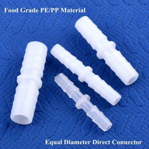 5 ~ 200pcs 4 ~ 14mm 식품 등급 플라스틱 동일한 직경 직접 커넥터 수족관 물고기 탱크 공기 펌프 호스 파고다 조인트 워터 파이프 피팅