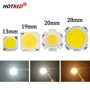 10-50pcs COB LED 3W 5W 7W 10W 12W 15W 18W 30W 36W 중립 차가운 따뜻한 흰색 13mm 20mm 28mm 1919 칩 램프 스포트라이트 통 DIY