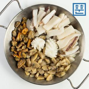 [훈훈수산] 냉동 해물모듬  / 완벽 손질 / 새우살/홍합살/바지락살/오징어살