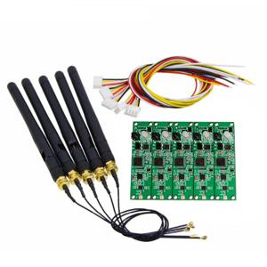 2.4G ISM DMX 무선 컨트롤러 PCB 모듈 2 in 1 DMX512 송신기 수신기 무대 조명 내장 DIY 485EE