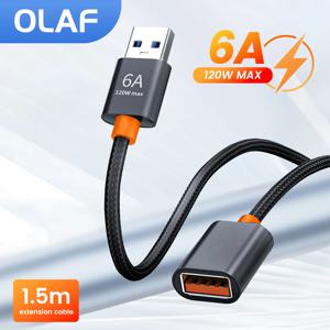 NNBILI 6A USB 3.0/2.0 연장 케이블 PC 노트북 TV Xbox One/시리즈 X SSD HDD SuperSpeed ​​Extender 용 고속 데이터 전송 ﻿
