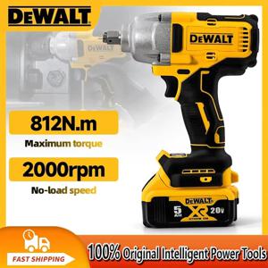 Dewalt 브러시리스 전기 렌치, 무선 임팩트 드라이버, 높은 토크, 3 단 자동차 수리 전동 공구, DCF892, 812N.m, 1/2 인치