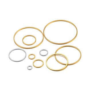 20Pcs 스테인레스 스틸 플랫 베젤 중공 펜던트 서클 매력 귀걸이 반지 DIY 목걸이 쥬얼리 만들기위한 와이어 농구 펜던트