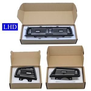 LHD 전면 중앙 왼쪽 오른쪽 후면 AC 컨디셔너 크롬 에어 벤트 그릴 배출구 패널 BMW 5 시리즈 F10 F11 2010-2017