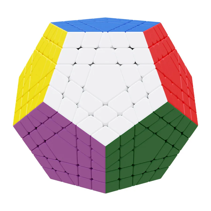 [Picube] SengSo 5x5 Megaminx 5x5x5 Gigaminx 매직 큐브 블랙 베이스 메가 프로페셔널 Cubo Magico 학습 교육 완구