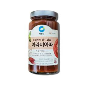 청정원 토마토 레드페퍼 아라비아따 스파게티 파스타소스 600g