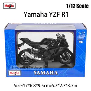 Maisto 1:12 4S 샵 스페셜 에디션 컬러 박스 Yamaha YZF R1 합금 오토바이 모델 정적 자동차 모델 컬렉션 장난감 선물