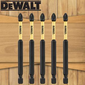 DEWALT 오리지널 89MM 비트 PH2 전기 드릴 렌치 스크루 드라이버 금속 드릴 용 고속 강철 경질 합금 5PCS