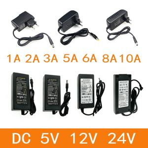 LED 드라이버용 전원 공급 어댑터, 범용 충전기, EU US, 220V, AC, DC 5V, 6V, 8V, 9V, 10V, 12V, 13V, 15V, 24V, 1A, 2A, 3A, 5A, 6A, 8A, 10A