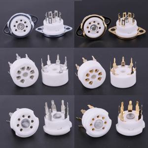 5PCS B7G 7PIN 튜브 소켓 세라믹 밸브베이스 6X4 6Z4 6AQ5 6J1 6J2 6J5 EC92 6H2 EAA91 EZ90 EF95 튜브 앰프 오디오 HIFI DIY