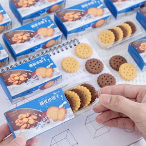 귀여운 카와이 크리 에이 티브 비스킷 지우개 쿠키 고무 학교 용품 편지지 참신 사랑스러운 케이크 지우개