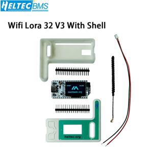 SX1262 및 ESP32-S3FN8 칩 OLED가 포함된 쉘이 포함된 Heltec WiFi LoRa 32 V3, Meshtastic Mesh 네트워크 Paxcounter 지원 Heltec v3