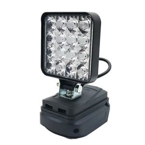 Makita 배터리 용 Led 라이트 4In 휴대용 스포트라이트 무선 야외 작업 낚시 휴대용 비상 도구 라이트 배터리 없음 USB 없음