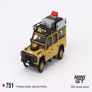 미니 GT 일본 모델 자동차, 디펜더 110 1989 카멜 팀, 1:64