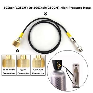 외부 CO2 탱크 어댑터 및 호스 키트, 소다스트림 W21.8-14 또는 CGA320 W, 빠른 연결 해제 커넥터, SODA 메이커, 신제품
