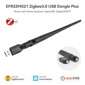 ZigBee 3.0 USB 동글 플러스-E 범용 무선 USB 게이트웨이 스틱, 오픈 소스 허브, 홈 어시스턴트 OpenHAB Zigbee2MQTT 와 함께 작동