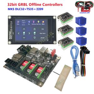 GRBL 쉴드 레이저 제어 카드 MKS DLC32 V2.1 TS35 lcd 미니 프린터 조각 마킹 머신 용 CNC 업그레이드 컨트롤러