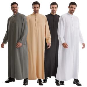 무슬림 아바야 기도문 카프탄 남성용 기모노 디쉬다샤, 터키 아랍어 Djelaba 이슬람 Jubba Thobe 모로코 포켓 로브, 라마단 Eid Abayas