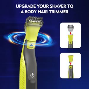 면도기 교체 블레이드 및 코 헤어 트리머 교체 헤드, 필립스 원블레이드 QP2520 QP2630 QP6510 수염 트리머