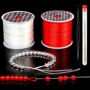 40M 0.7mm 쥬얼리 스레드 스트레치 탄성 비즈 쥬얼리에 대 한 코드 크리스탈 문자열 라인 스레드 구슬 팔찌 만들기 DIY 로프