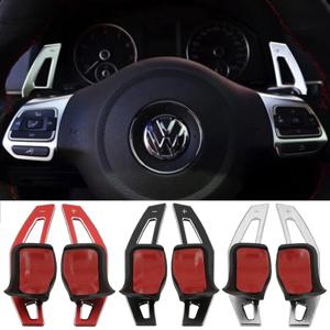 DSG 스티어링 휠 패들 확장 시프트 커버 VW 골프 5 6 MK6 GTI R Jetta MK5 Passat B6 B7 CC Polo Sharan Tiguan Seat Leon