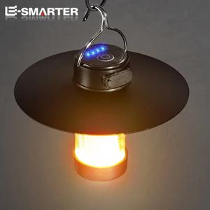 LED 캠핑 텐트 조명 자석 비상 조명 유형-c 충전 캠핑 랜턴 야외 여행을위한 디밍이 가능한 매달려 조명
