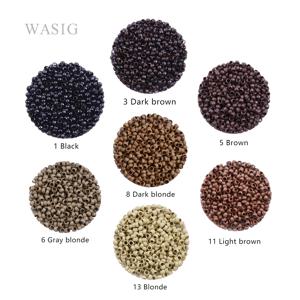 500pcs 머리 확장을위한 2.5mm 마이크로 반지 구리 구슬/실리콘이없는 링크 7 색 옵션 머리 확장 액세서리