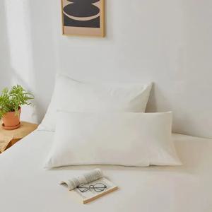 2pcs 닦았 베개 커버, 부드러운 통기성 베개 커버, 침실 소파 홈 장식을위한 프리미엄 품질 베개 커버, 베개 없음