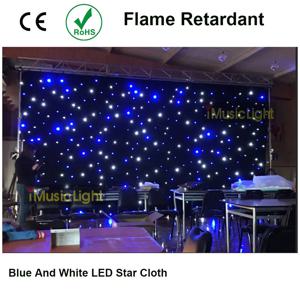 최고 품질의 LED 배경 LED 스타 천 별이 빛나는 하늘 커튼 DMX512 제어 무대 펍 DJ 결혼식 이벤트 쇼