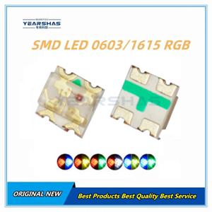 SMD LED 1615 1/35 모델 기차 철도 모델링, 2 색, 적색, 청색, 녹색, 황색, 청색, 녹색, 백색, 황색, 녹색, SMD0603, 100 개