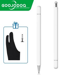GOOJODOQ 범용 스타일러스 펜 2-In-1 알루미늄 자동으로 태블릿 iPad 용 펜 흡수 Xiaomi Samsung 터치 펜 전화 스타일러스