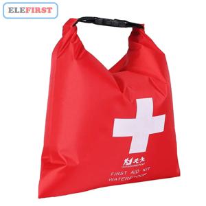 1.2L 휴대용 빨간색 방수 응급 처치 키트 가방 응급 키트 케이스 야외 캠프 여행 응급 의료 가방 치료 전용