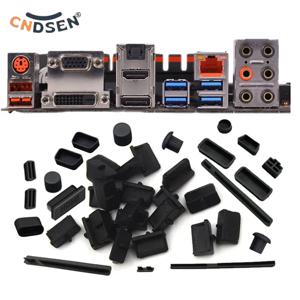 1/2/5/10Pcs 실리콘 노트북 방진 플러그 마더 보드 섀시 방진 커버 USB 포트 HDMI RJ45 인터페이스 방수 스토퍼