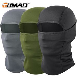 전술 Balaclava 풀 페이스 마스크 빠른 건조 하이킹 사이클링 캠핑 사냥 Airsoft 후드 캡 자전거 헤드 커버 여름 남성 여성