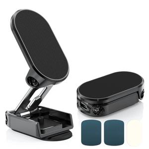 자기 자동차 전화 홀더 마운트 접이식 자석 스마트 폰 모바일 스탠드 셀 GPS 지원 아이폰 Xiaomi 삼성에 대한 자동차 브래킷