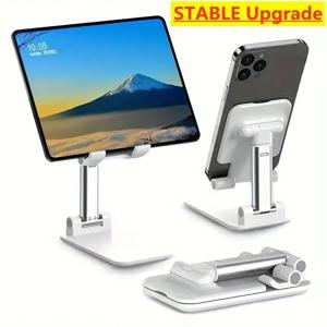데스크탑 전화 홀더 스탠드 태블릿 게으른 마운트 태블릿 iPhone 16 15 14 13 Samsung Xiaomi 용 유연한 조절 가능한 라이브 게으른 브래킷