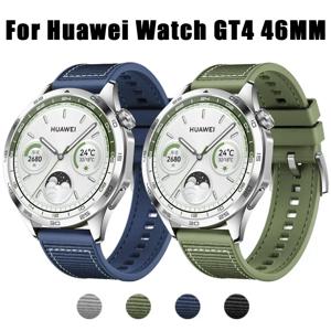 화웨이 시계 실리콘 밴드 GT 4 46mm 시계 4 프로 GT 3 2 프로 삼성 갤럭시 시계 6 5 4 손목 밴드용 22mm 나일론 시계 밴드