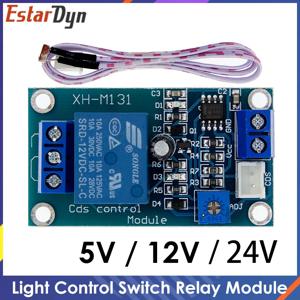 XH-M131 DC 5V/12V/24V 조명 제어 스위치 포토 레지스터 릴레이 모듈 감지 센서 밝기 자동 제어 모듈