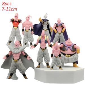 드래곤볼 제로 마인 부우 피규어 DBZ 피규어, 슈퍼 사이어인 액션 피규어 컬렉션, PVC 모델 조각상 어린이 선물, 1/8 개/세트