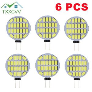 12V 24V AC G4 LED 램프 3W RV 조명은 25W 할로겐 전구를 대체합니다. 350LM 24leds 5730smd 깜박임 없음 범위 후드 보트 라이트