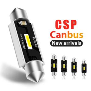 캔버스 페스툰 자동차 돔 라이트 독서 램프, LED 전구, CSP 3SMD, 31mm, 36mm, 39mm, 41mm, 2X, C5W, C10W