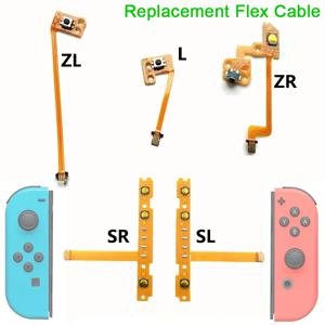 교체 SL SR ZR ZL L 오른쪽 왼쪽 키 버튼 Nintendo Switch JoyCon NS 수리 부품 용 리본 플렉스 PCB 케이블
