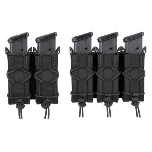 트리플 권총 탄창 파우치, 범용 Molle 권총 탄창 홀스터 캐리어, 9mm/.40/.45/.380 구경/Glo 호환