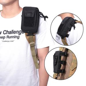 Molle 배낭 스트랩 가방 전화 홀더 야외 스포츠 러닝 캠핑 하이킹 사냥 액세서리 주최자 EDC 도구 허리 주머니