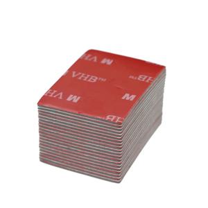 20pcs 회색 테이프 고무 폼 양면 접착 30mm * 40mm 강력한 붙여 넣기 표면 빨간색 회색 하단 Office 편지지 테이프