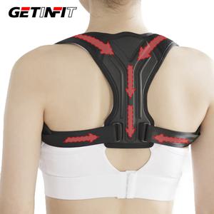 GETINFIT 통기성 안티 험백 교정 벨트, 눈에 띄지 않는 교정 벨트, 앉은 자세 척추 측만증, 높은 낮은 어깨