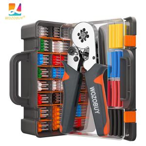 압착 도구 미니 전기 펜치 HSC8 6-4/6-6(0.25-10mm²/0.25-6mm²) 와이어 연결 페룰 슬리브 터미널 수리 클램프